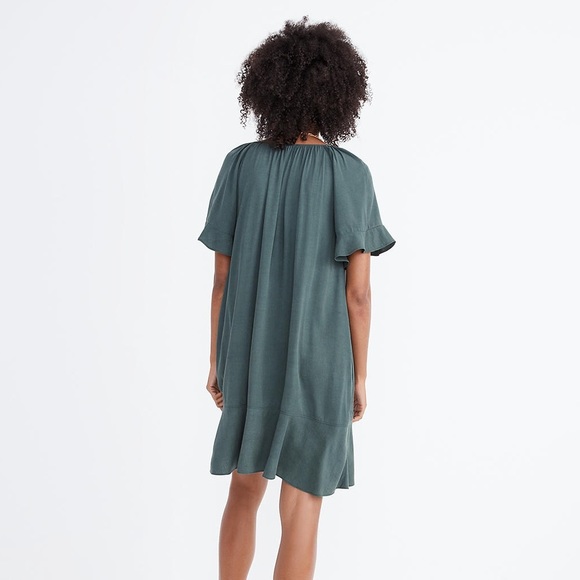 Madewell NH081 Priya Button down ruffled dress, XXL - Picture 2 of 4